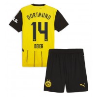 Borussia Dortmund Maximilian Beier #14 Replika babykläder Hemmaställ Barn 2024-25 Kortärmad (+ korta byxor)